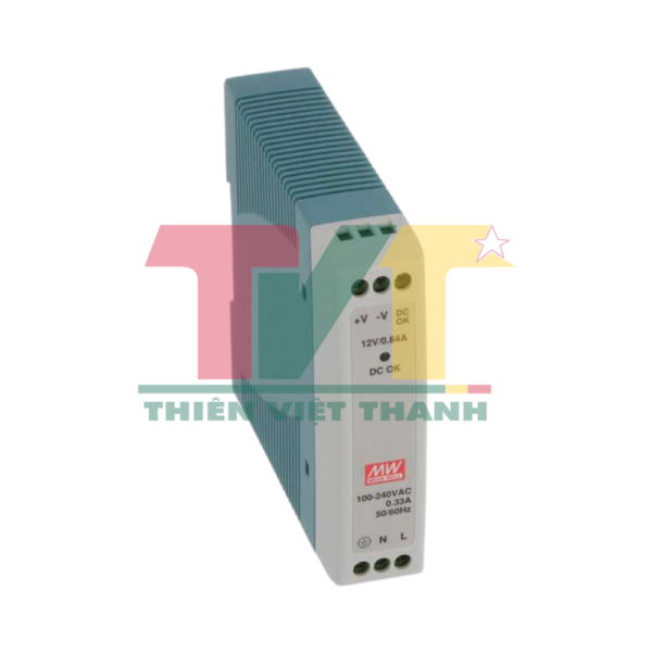 Bộ nguồn xung lắp thanh ray 10W MEAN WELL MDR-10-12